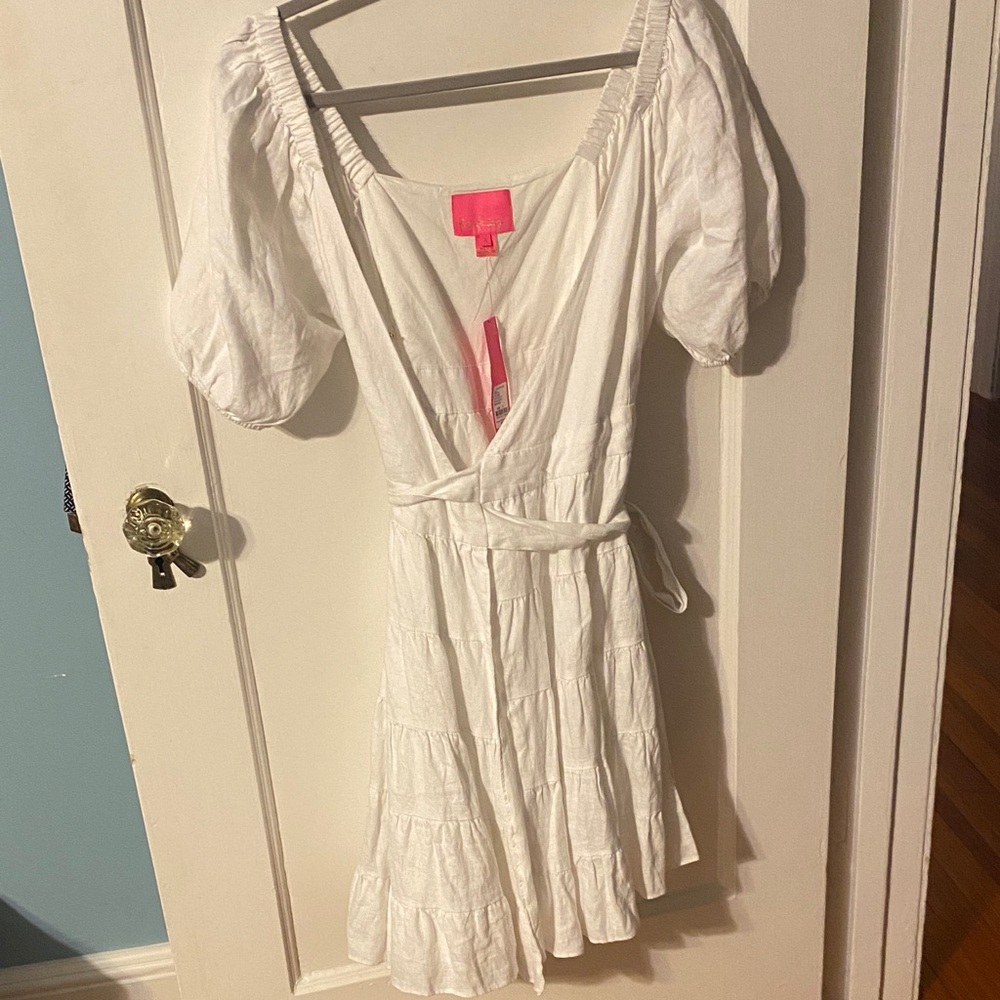 Lilly Pulitzer White Midi Dress